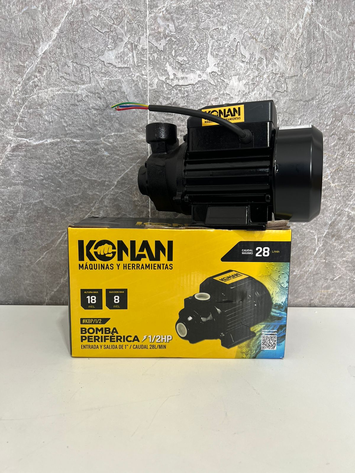BOMBA PERIFERICA KONAN KBP12 0.5HP — miniatura 2