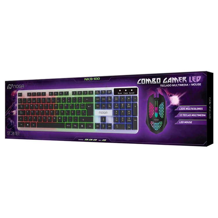 TECLADO Y MOUSE NOGA NKB-100 — miniatura 2