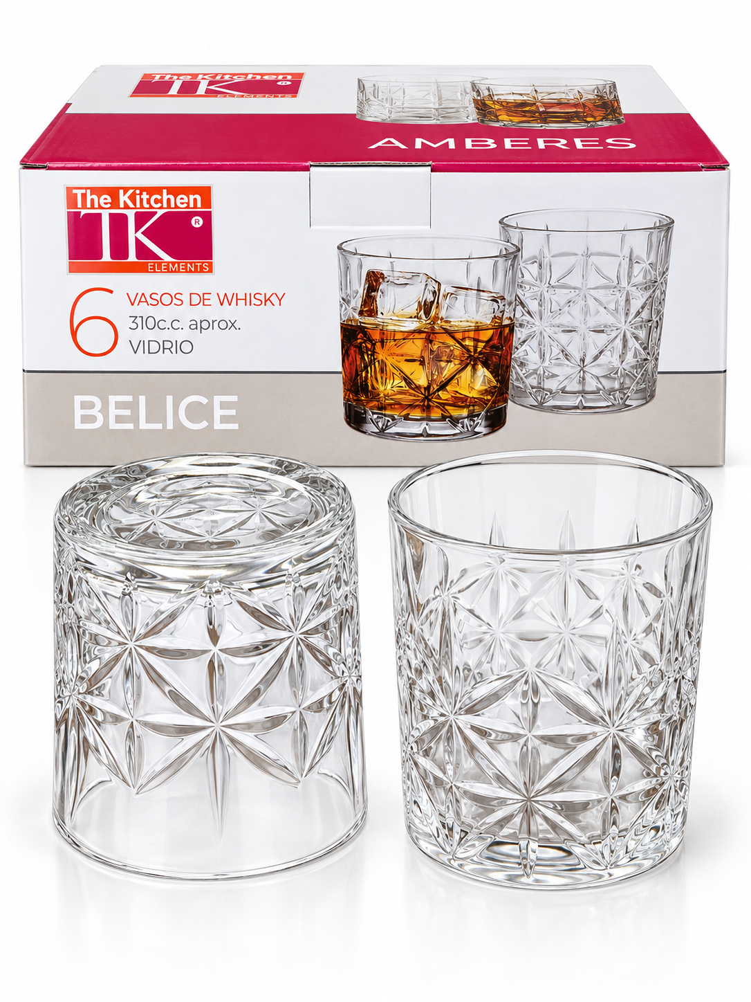SET X6 VASO WISKY 333CC — miniatura 2