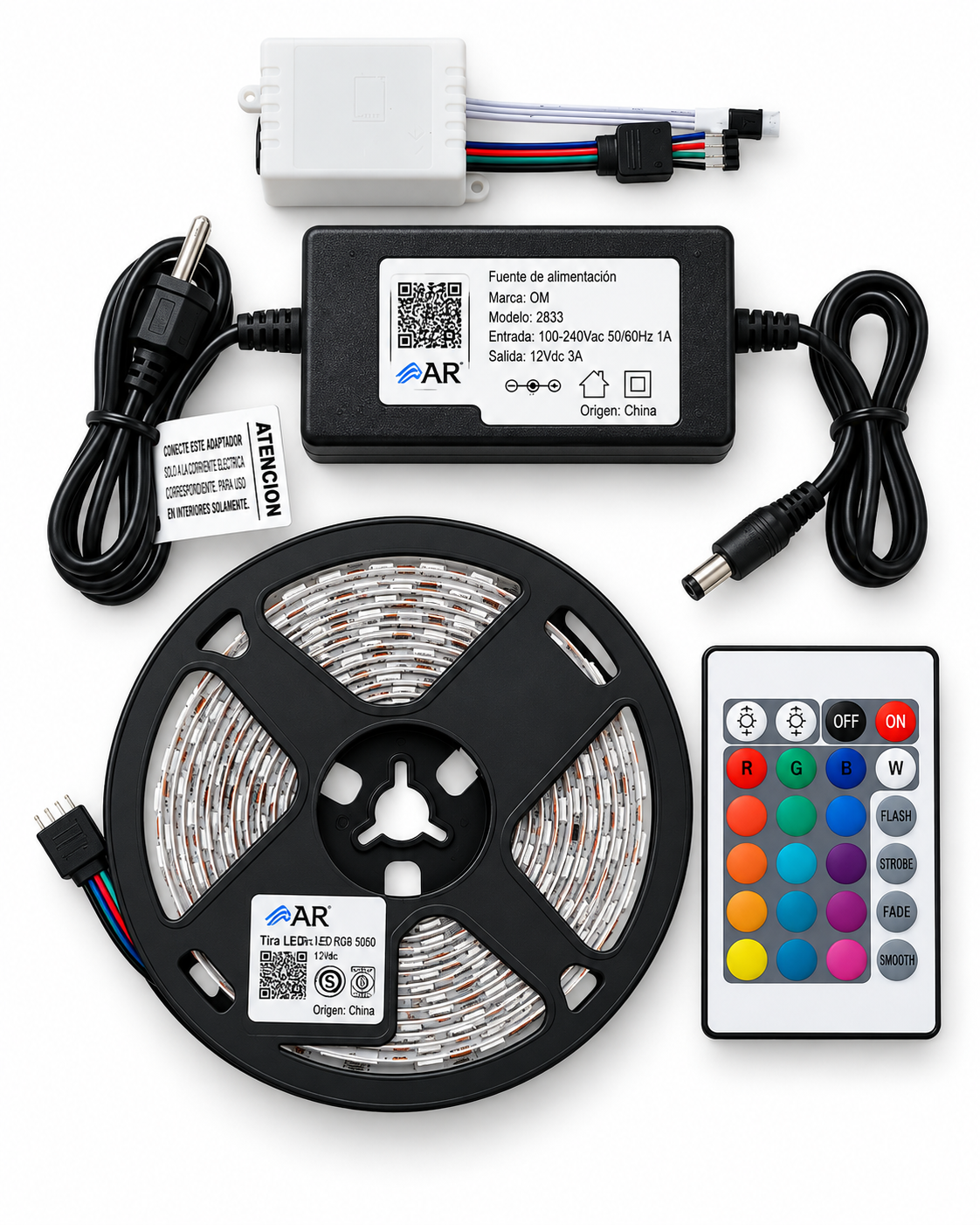 TIRA LED RGB 5MTS TL-5050 — miniatura 2